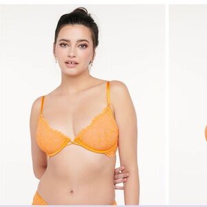 DEMI UNLINED LACE BRA 34DDD